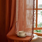 MYSKY HOME Door Curtains for Closet Doorways, 72 Inches Long Sheer Light - Image 6