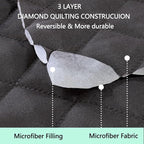 Reversible 4 Seater Sofa Cover 91 Inch Large Couch Cover Furniture Protector - Image 3