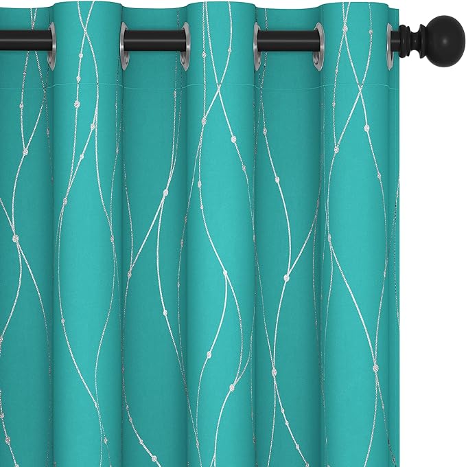 Deconovo Blackout Curtains for Sliding Door, Thermal Insulated Soundproof Drapes by Deconovo