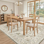 Madane 6x9 Area Rugs for Living Room, Stain Resistant Washable Rugs, Non-Slip - Image 3