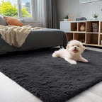 OLANLY 4x10 Area Rugs for Living Room Bedroom, Machine Washable Soft Fluffy - Image 3