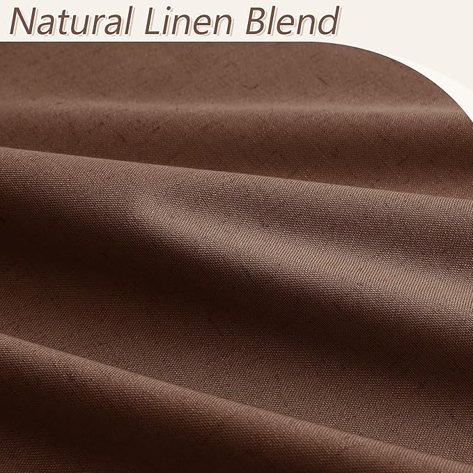 Guken 100% Blackout Curtains 120 Inch Length 2 Panels Set - Image 3