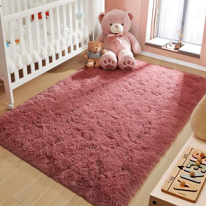 LOCHAS Ultra Soft Indoor Modern Area Rugs Fluffy Living Room Carpets - Image 7