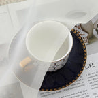 Aiyufeng Modern Sheer Window Curtains, Rod Pocket Long Curtains Translucent - Image 4