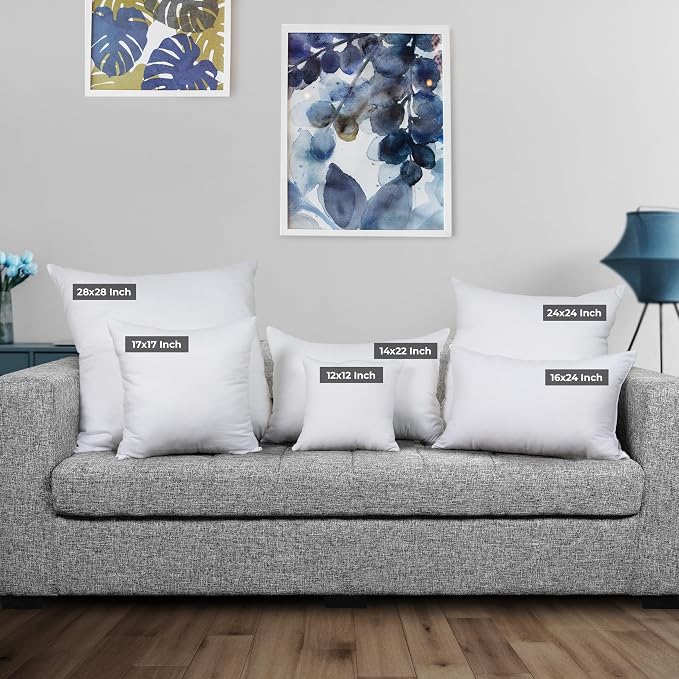 Utopia Bedding 28x28 Pillow Inserts, Sofa & Couch – Soft, Supportive & Fluffy - Image 6