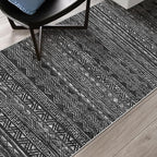 2x3 Washable Entryway Area Rug: Moroccan Small Runner Rug - Image 7