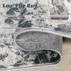 8x10 Area Rugs for Living Room, Washable Modern Abstract Large Area Rug Neutral - Image 7