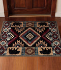 YIHOUSE Western Entryway Rug, 2x3 Rustic Washable Rug, Non-Slip Indoor Door Mat by YIHOUSE