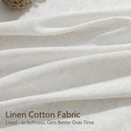 Nanspring Natural Linen Curtains 102 Inches Long - Image 4