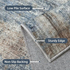 BEIMO Area Rugs 5x7 for Living Room Bedroom, Modern Abstract Machine Washable - Image 7
