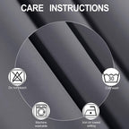 LEMOMO Grey Thermal Blackout Curtains/42 x 63 Inch/Set of 2 Panels Room - Image 4
