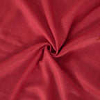 BGment Red Linen Kitchen Curtains Window Over Sink, Short Semi Sheer Drapes - Image 9