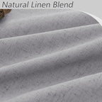 Guken Grey 100% Blackout Curtains 63 Inch Length 2 Panels Set - Image 3
