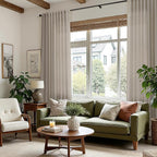 Nanspring Cobblestone Linen Curtains - Image 8