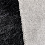 linmopm Faux Fur Rug Sheepskin Shag Fluffy Fuzzy Black 2x3 ft Small Rugs - Image 6