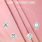 LEMOMO Pink Thermal Blackout Curtains/52 x 54 Inch/Set of 2 Panels Room - Image 4