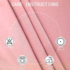 LEMOMO Pink Thermal Blackout Curtains/38 x 63 Inch/Set of 2 Panels Room - Image 4