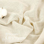 LAMIT Semi Sheer Linen Curtains - Image 3