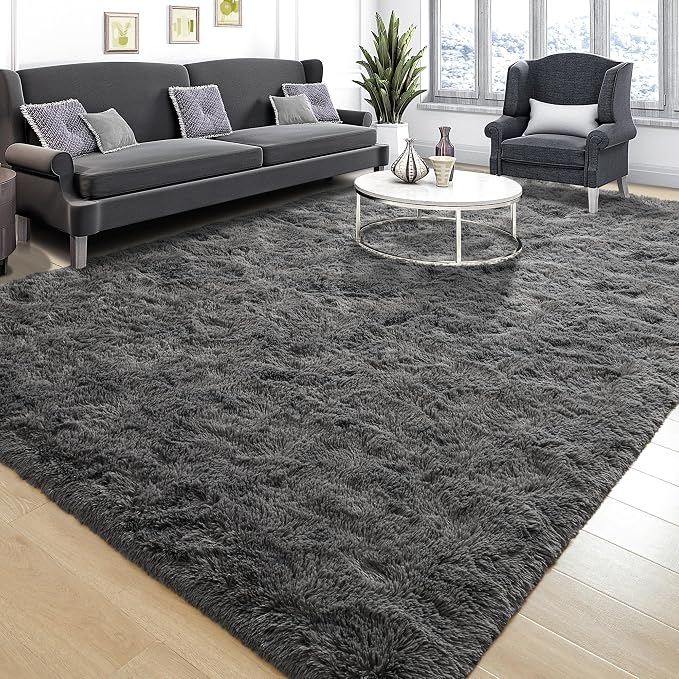 Tepook Area Rugs 9x12 for Living Room, Super Soft Fluffy Rugs for Bedroom - Image 2