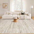 Nakagishi 5X7 Area Rugs Living Room: Washable Large Vintage Rug Neutral - Image 4