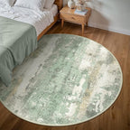 BEIMO Round Rugs 4FT for Living Room Bedroom, Modern Abstract Machine Washable - Image 3