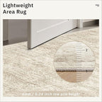 6x9 Area Rug for Living Room Washable 6x9 Rug Non-Slip Modern Rugs for Bedroom - Image 7