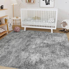 Nakagishi 10x12 Area Rugs Living Room: Washable Abstract Large Neutral Soft Rug - Image 7