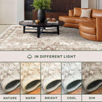 Beige Washable 2'6"x10' Extra Long Runner Rugs - Image 8