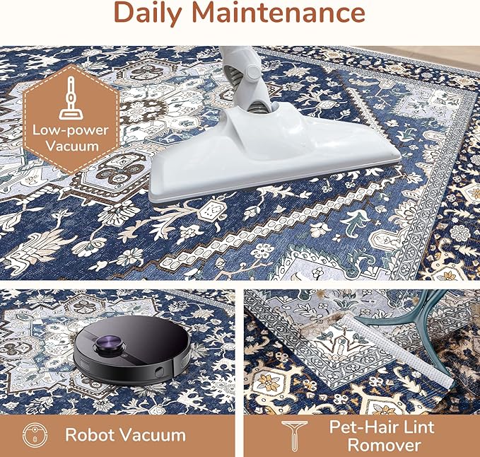 OPPODREAM Soft Entryway Rug 2x8, 2x8 Rug Runner, Washable Hallways Carpet 2 x 8 - Image 5
