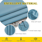 NICETOWN Teal Blue Blackout Curtains 84 inch Length 2 Panels, Grommet Thermal - Image 4