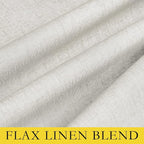 NICETOWN 100% Absolutely Blackout Linen Curtains - Image 8
