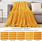 BEDELITE Fleece Blanket Queen Size – 3D Ribbed Jacquard Soft and Warm - Image 7