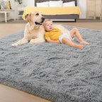 Tepook Area Rugs 9x12 for Living Room, Super Soft Fluffy Rugs for Bedroom - Image 4