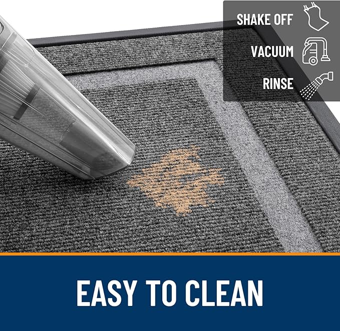 OLANLY Front Door Mat Indoor Outdoor Entrance, Waterproof All-Season, - Image 6