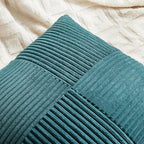 Fancy Homi 2 Packs Teal Big Decorative Throw Pillow Covers 24x24 Inch - Image 3