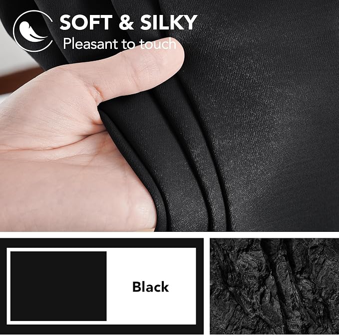 Deconovo Back Tab and Rod Pocket Blackout Curtains -, Thermal Insulated - Image 7