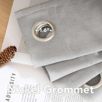 H.VERSAILTEX 2 Pack Ultra Luxurious Solid High Woven Linen Elegant Semi Sheer - Image 5