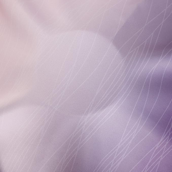 Estelar Textiler Purple and Pink Ombre Blackout Curtains 102 Inches Long 2 - Image 8