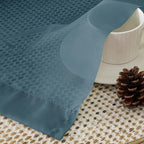 Aiyufeng Dusty Blue Sheer Curtains 90 Inches Long 2 Panels Set, Light Filtering - Image 3