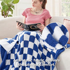 Bedsure GentleSoft Checkered Throw Blanket - Image 5