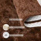 Tepook Super Soft Fluffy Rugs for Bedroom, Shag 5x8 Area Rugs for Living Room - Image 5