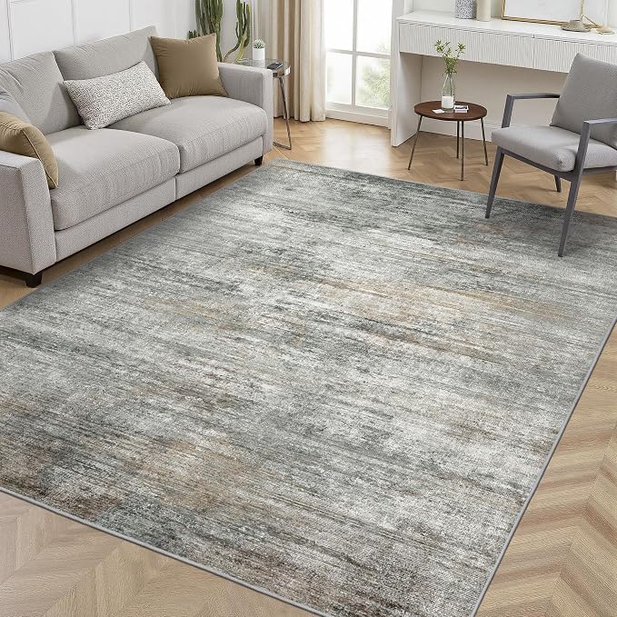 Area Rugs 8x10 for Living Room Bedroom, Modern Abstract Machine Washable Rug - Image 9