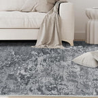 10x14 Area Rugs for Living Room Rug Washable: Abstract Large Rug Indoor Modern - Image 3
