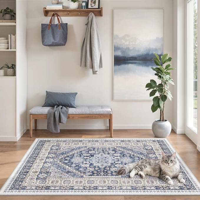 zesthome 3x5 Rug Ultra Soft Washable Rug, Non Slip Area Rug Indoor Entrance by Zesthome