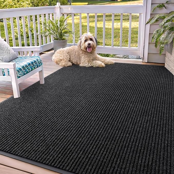 OLANLY Front Door Mat Indoor Outdoor Entrance, Waterproof Heavy Duty Doormat by OLANLY