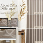 Nanspring Ecru Curtains 102 Inches Long - Image 3