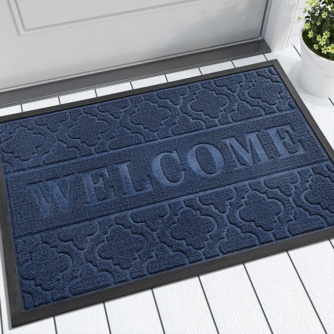 Yimobra Welcome Matt Outdoor Indoor 29.5x17, All-Weather Waterproof Front Door by Yimobra