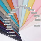 Chyhomenyc Sky Blue Sheer Curtains 36 inch Length 2 Panels, Light Filtering - Image 6