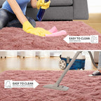 Tepook Super Soft Fluffy Rugs for Living Room, Shag 6x9 Area Rugs for Bedroom - Image 7