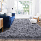 Rugs for Living Room 9x12, Soft Shaggy Modern Shag Area Rug for Bedroom - Image 6